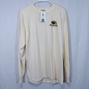 Image One Southern Miss Golden Eagles Long Sleeve T-Shirt Ivory Graphic Medium